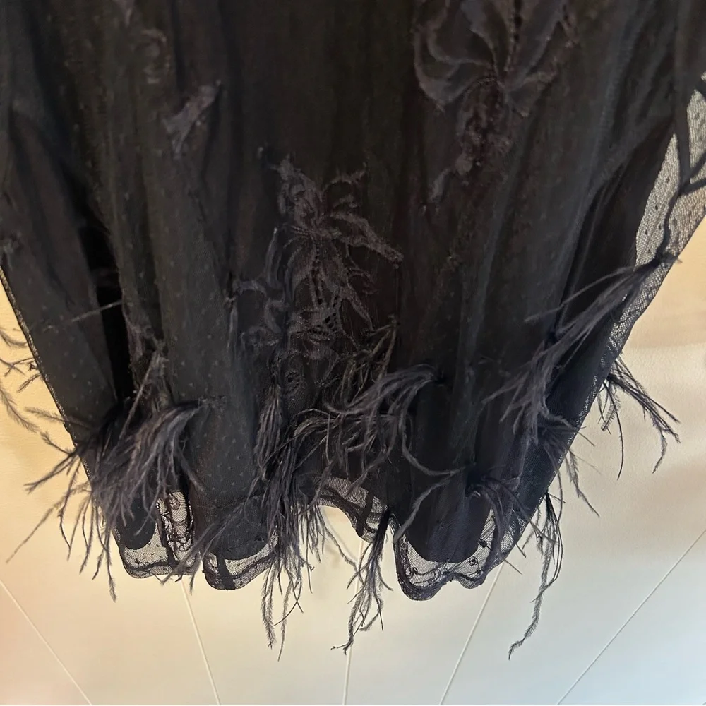 Cinq a Sept Amabella Embroidered Cocktail Dress With Slip - Picture 8 of 15